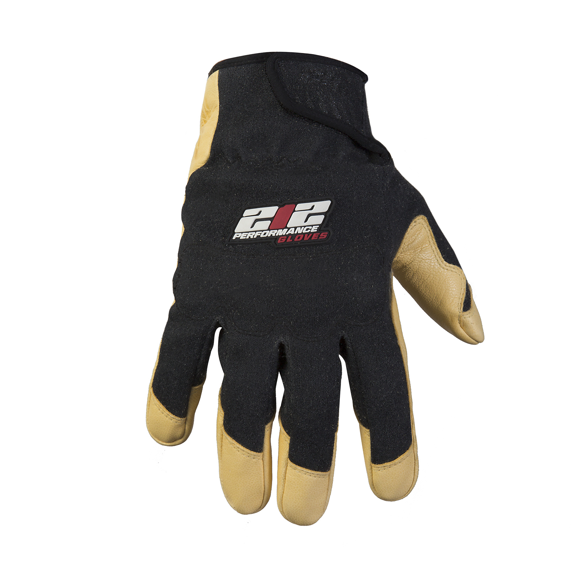 212 Performance Fire Resistant Premium Leather Fabricator Gloves in Black and Tan, Medium FRGC2-05-009